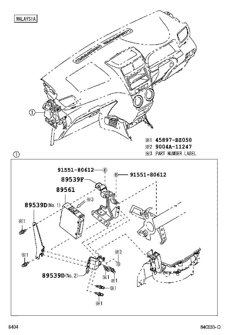 ELECTRONIC FUEL INJECTION SYSTEM TOYOTA VAN [F65] (ASIA and MIDDLE EAST)