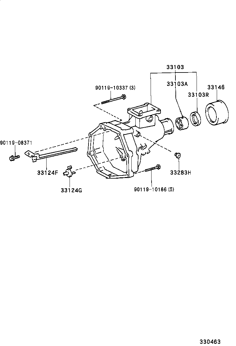 EXTENSION HOUSING (MTM)[ (88089708)YN80,85..5F ; (88080106)LN8,9