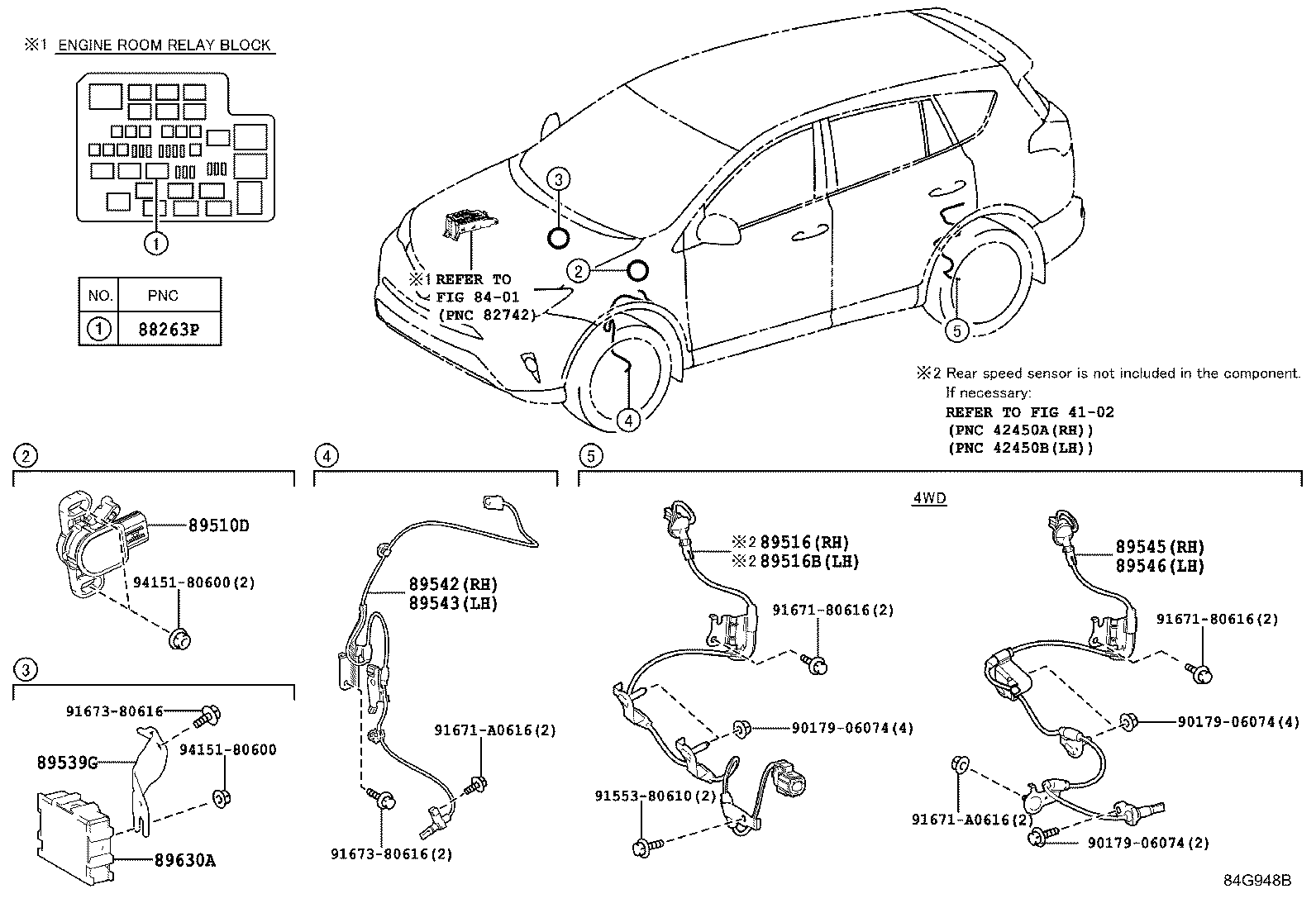 ABS & VSC TOYOTA RAV4 [ASA4,AVA44] (NORTH AMERICA)