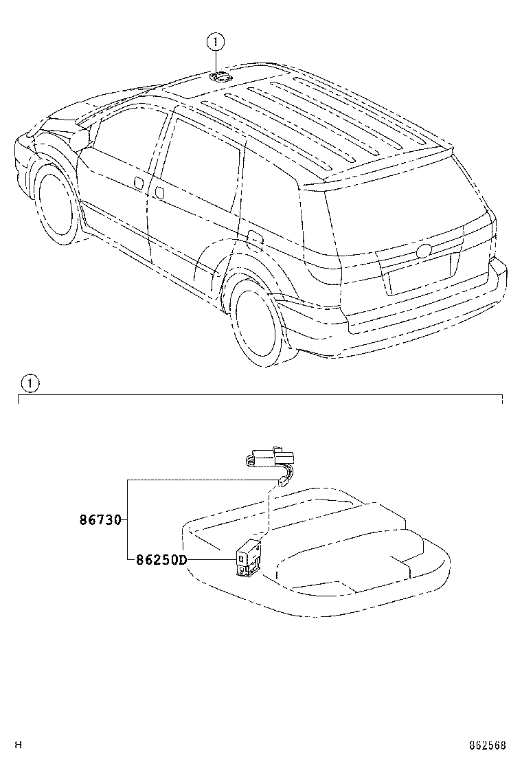 TELEPHONE & MAYDAY TOYOTA SIENNA [GSL2,MCL2] (NORTH AMERICA)