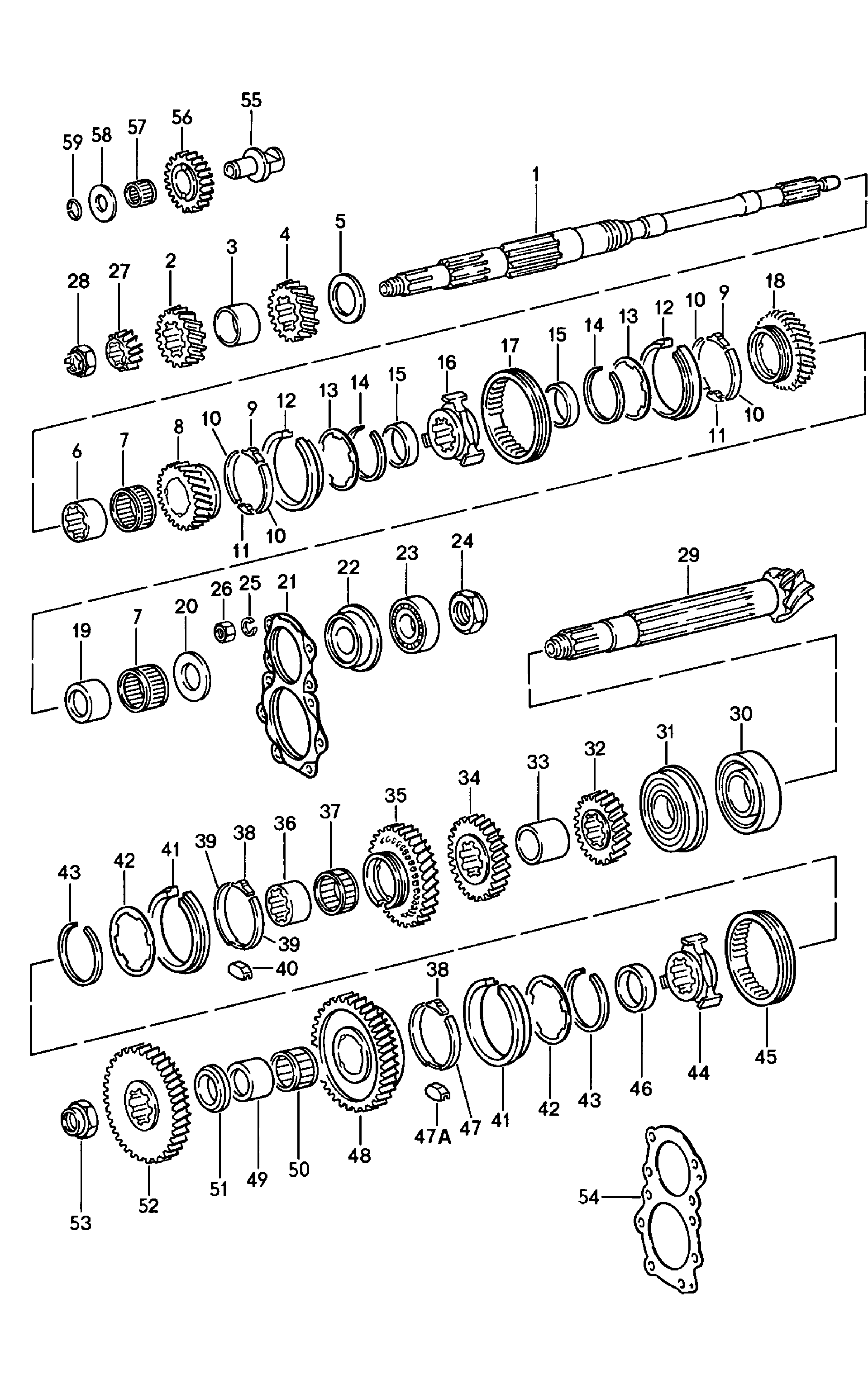 Porsche 911 ギヤ＆シャフト ギヤボックス PARTS 1970 - 1989 | ETKA