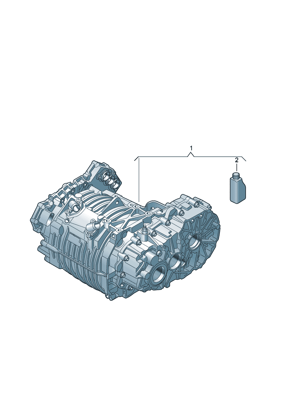 Miiページ　本体部分 Seat Mii/e-Mii AA Outer components for 1-speed gearbox Diagram