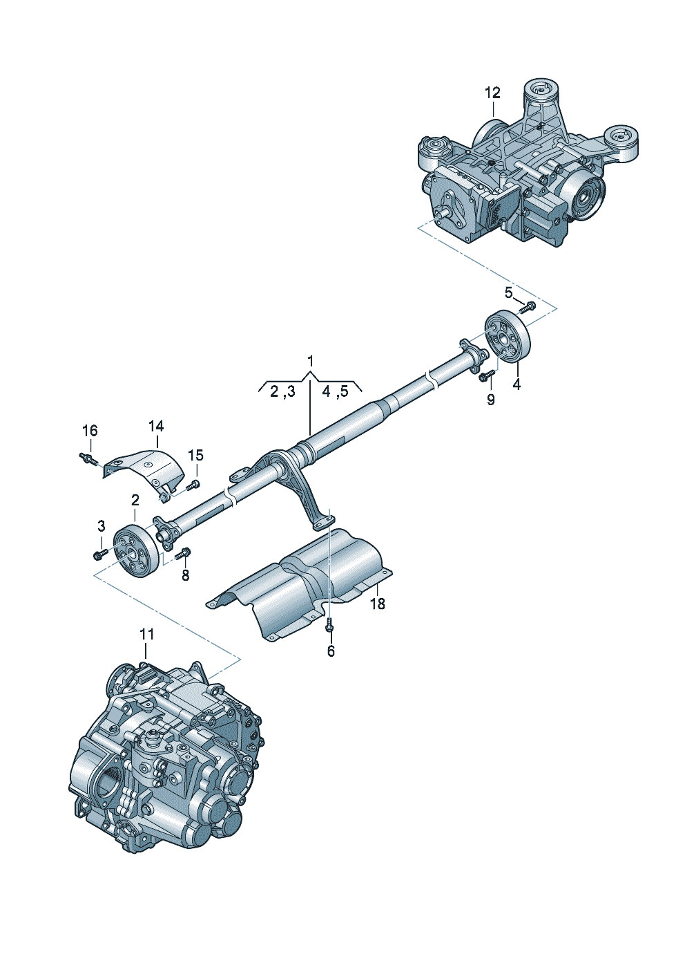 Skoda Karoq Cardan shaft parts 2018 - 2025 | ETKA China (saic-vw)