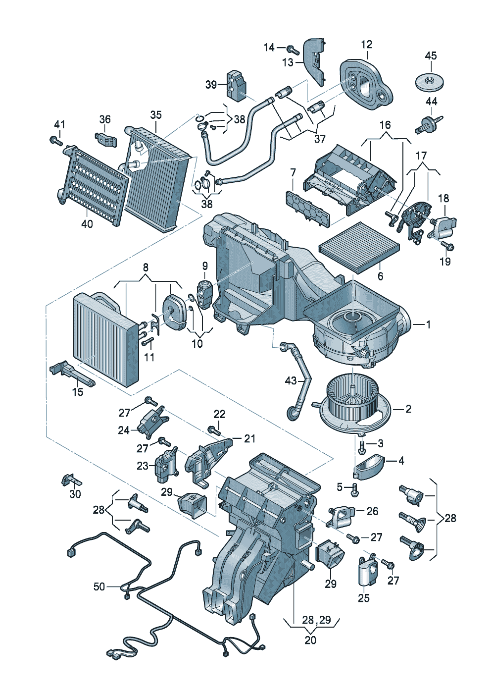 Pirkti Skoda Karoq Air-conditioning system with electronic regulation ...