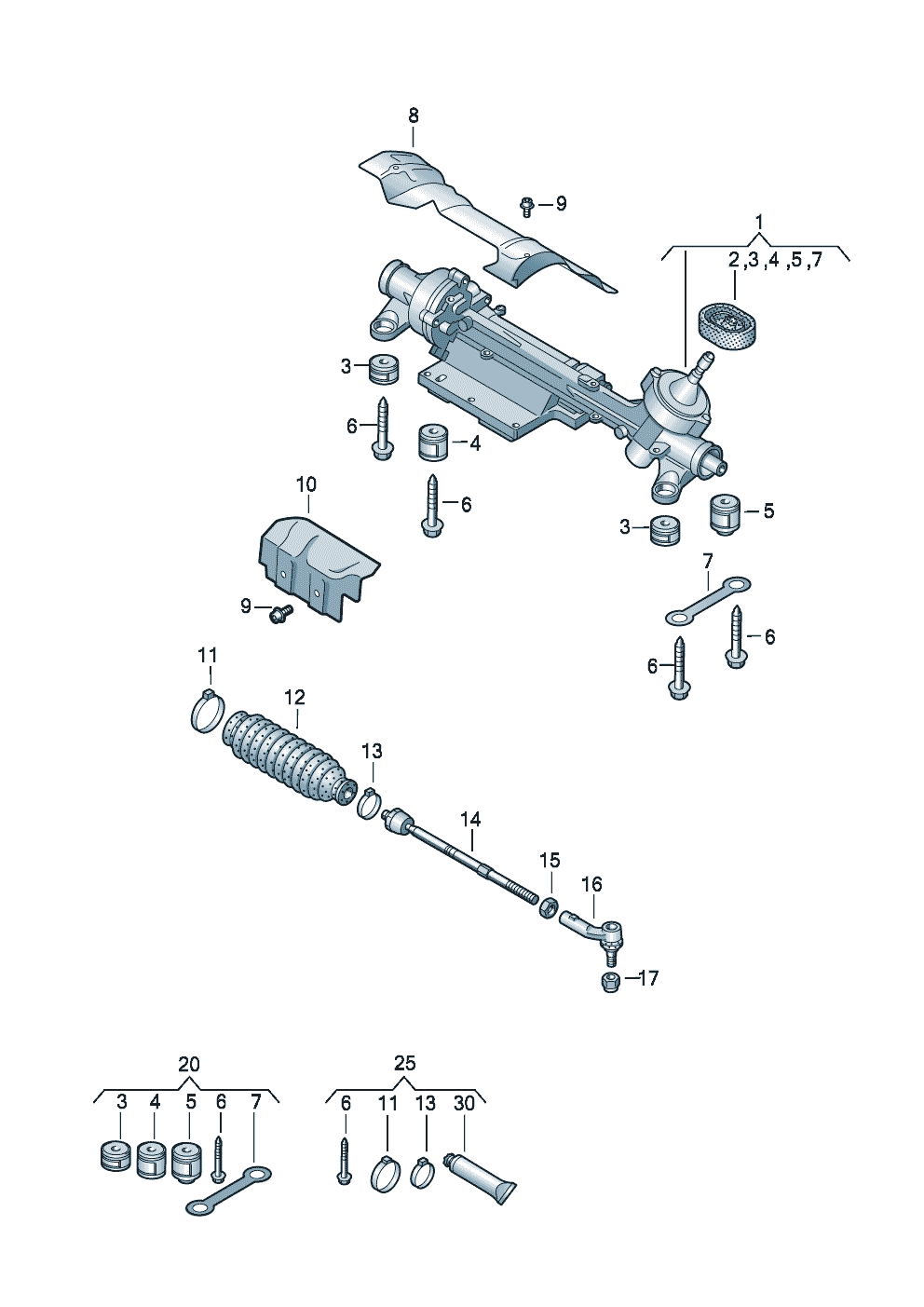 VOLKSWAGEN Sharan (Typ 7N) OEM Parts Catalog 2011-15 | Argentina