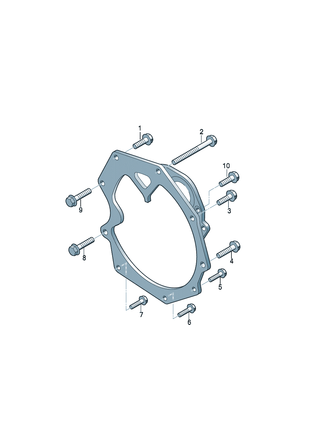 Volkswagen C-Trek (Typ 15) エンジンとトランスミッションの 取り付け