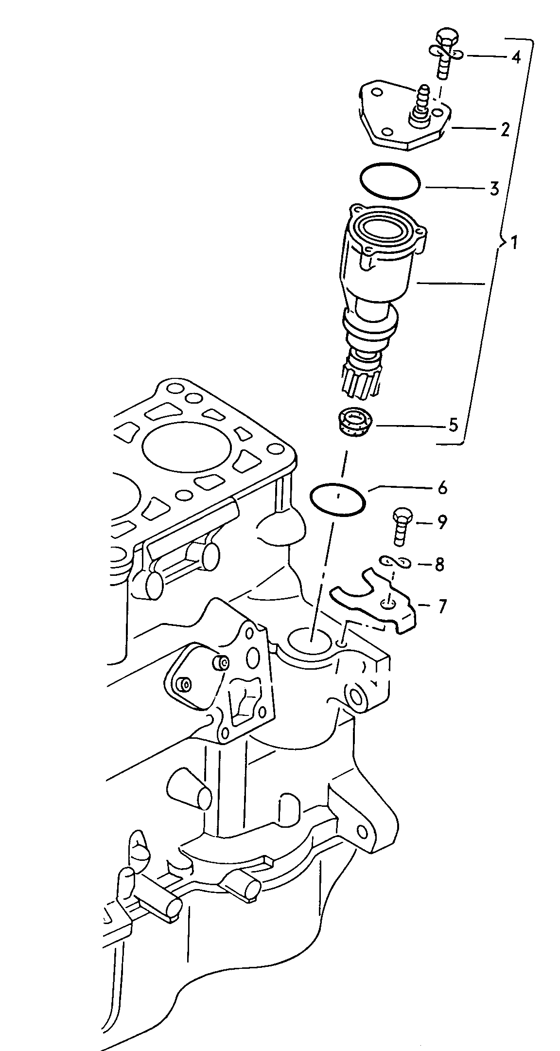 Vacuum pump 1.6/1.9Ltr. - Audi 80/90/Avant - a80