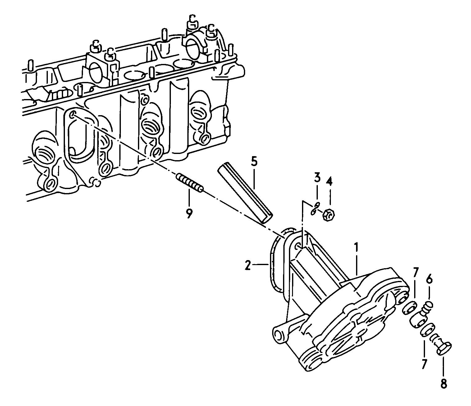Vacuum pump 2.0/2.3Ltr. - Audi 80/90/Avant - a80