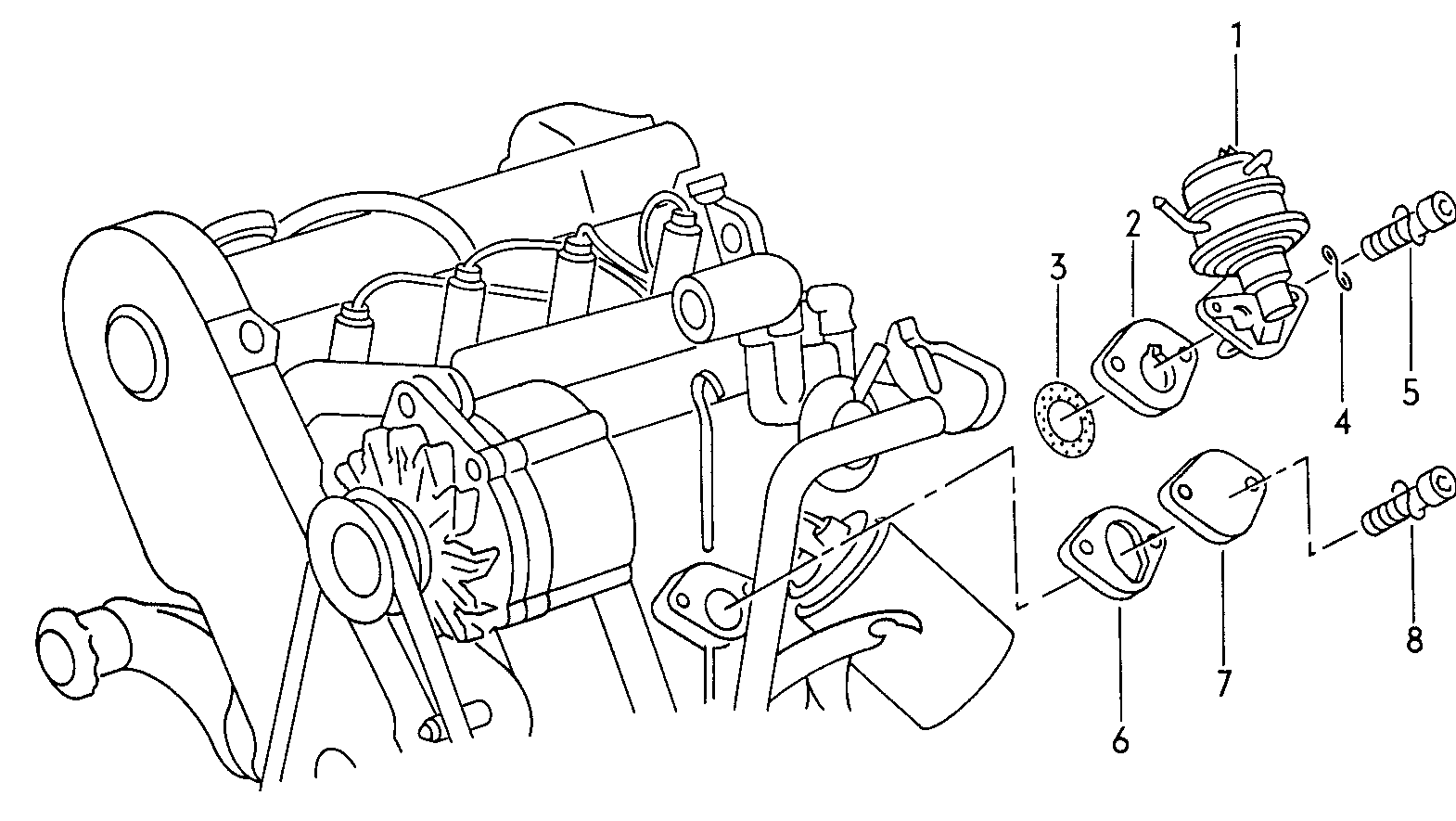 Fuel pump  - Audi 4000 quattro - a40q