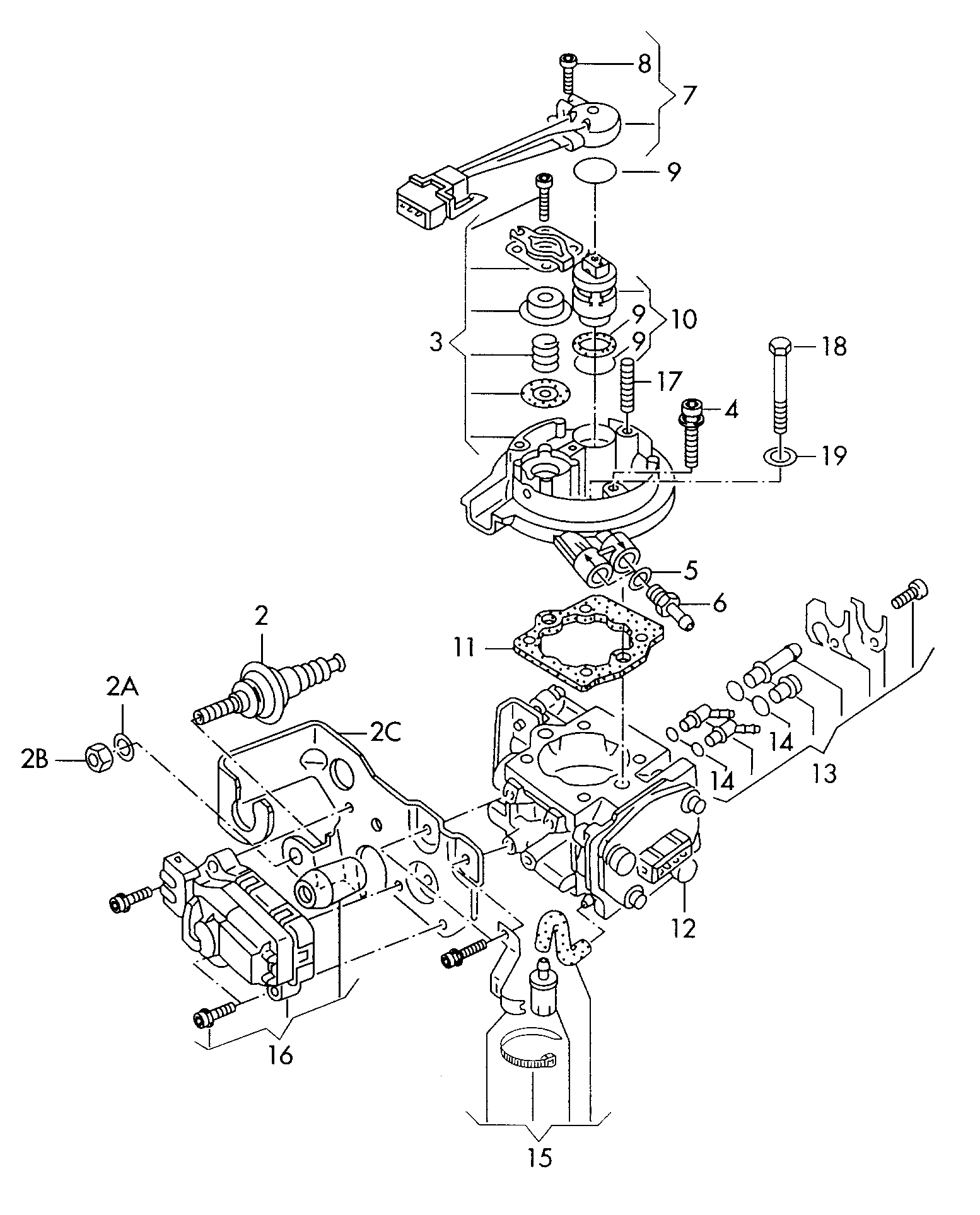 Injector unit 1.8ltr. - Audi 80/90/Avant quattro - a80q