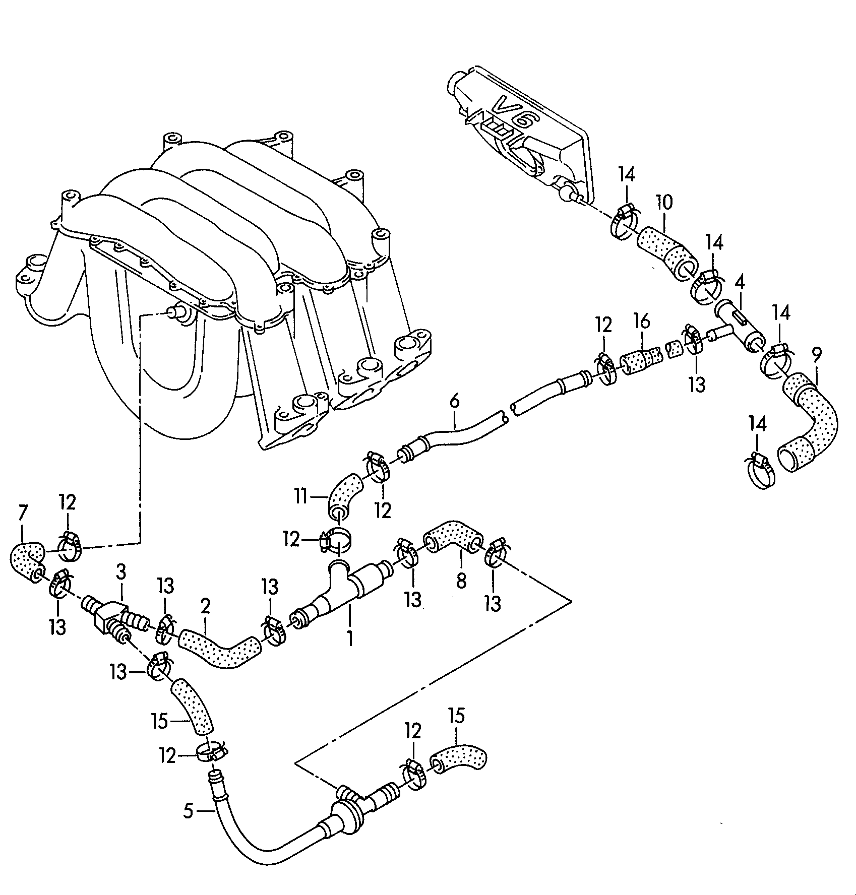 pompe aspirante 2,6/2,8lautomatique - Audi Cabriolet - aca