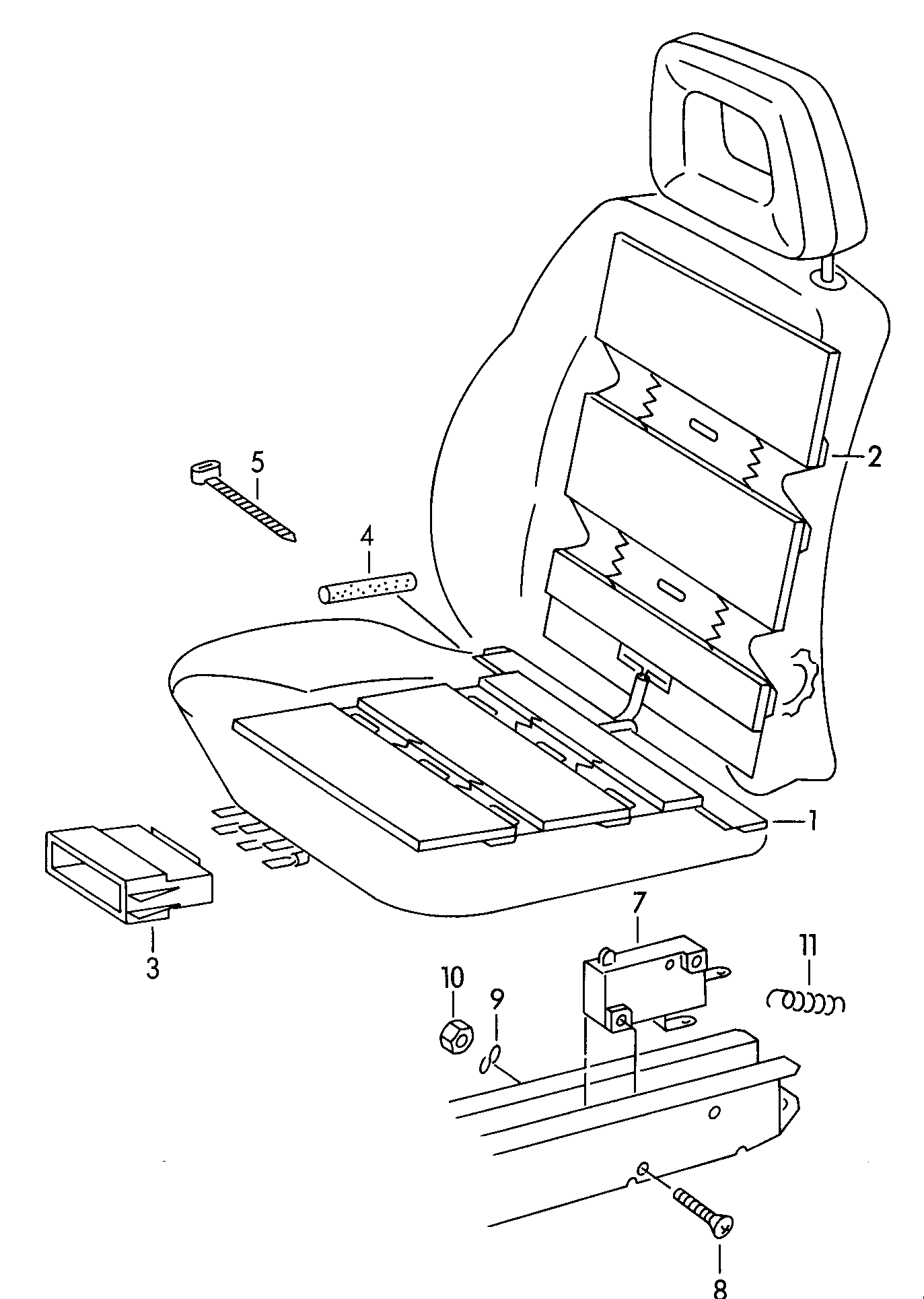 seat and backrest,<br>heated  - Audi Coupe - aco