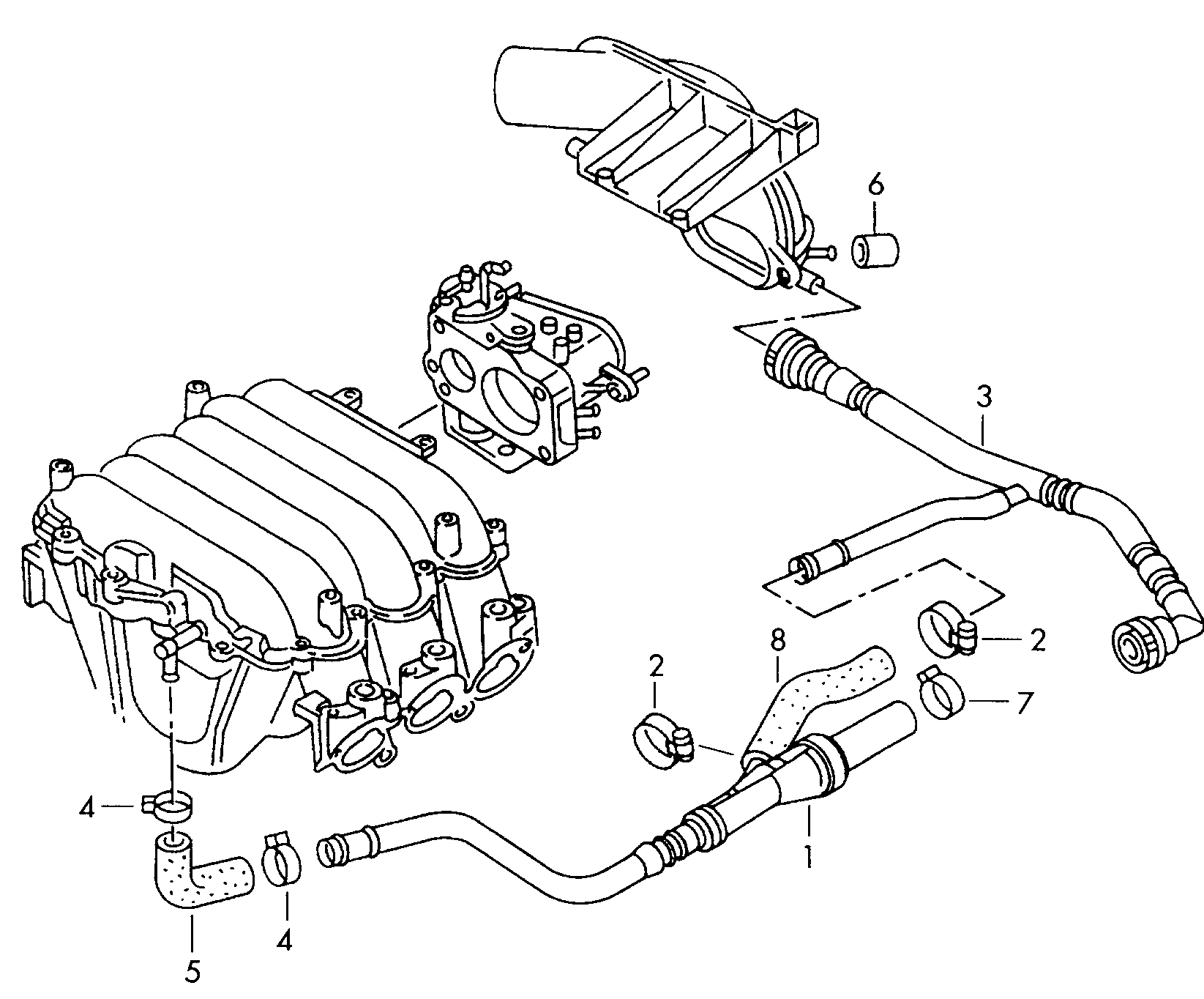 suction jet pump<br> F 4D-S-000 497>> 2.8 Ltr. - Audi A8 - a8