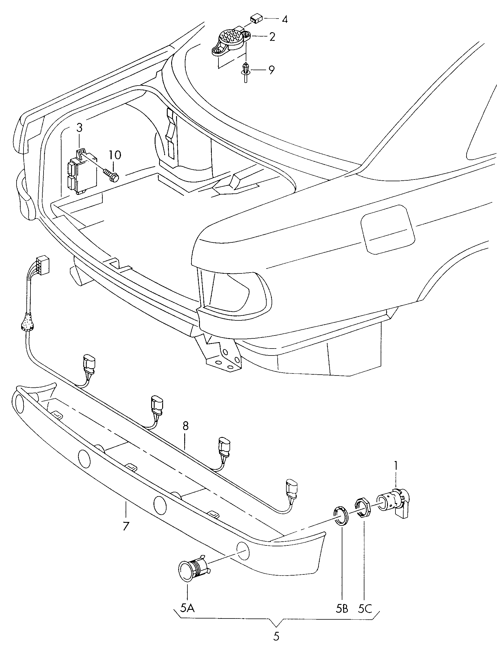 Ausilio parcheggio  - Audi A8/S8 quattro - a8q