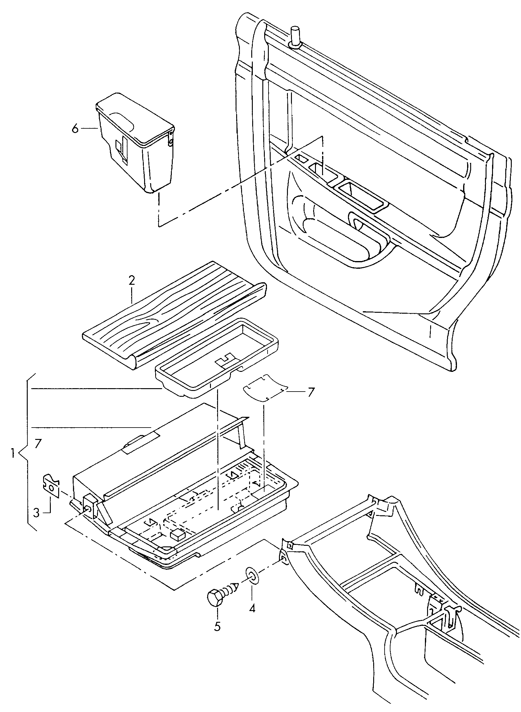 ashtray  - Audi A8/S8 qu. - a8q
