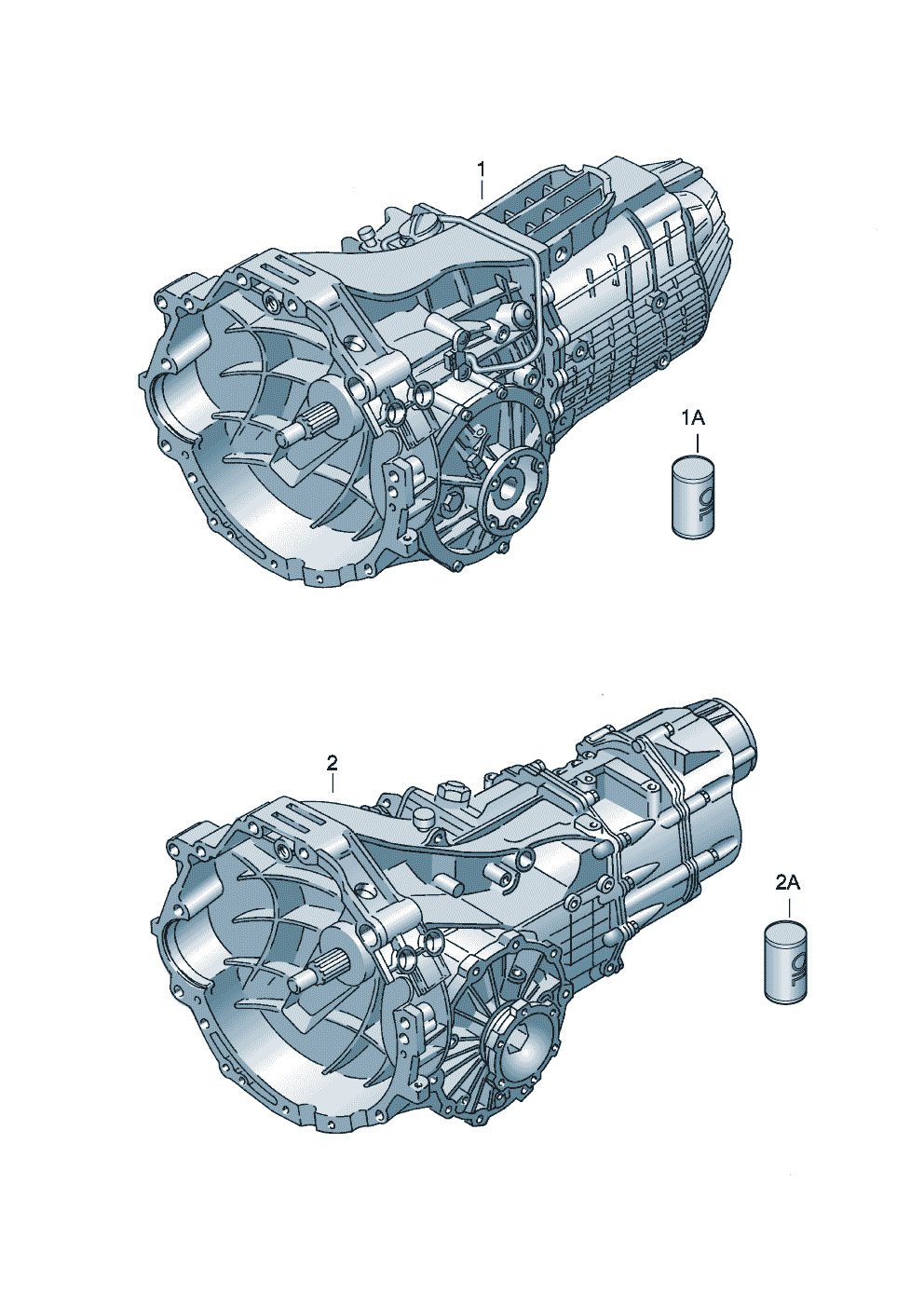 6-speed manual transmission 1.9/2.5 ltr. - Audi A6/S6/Avant quattro - a6q
