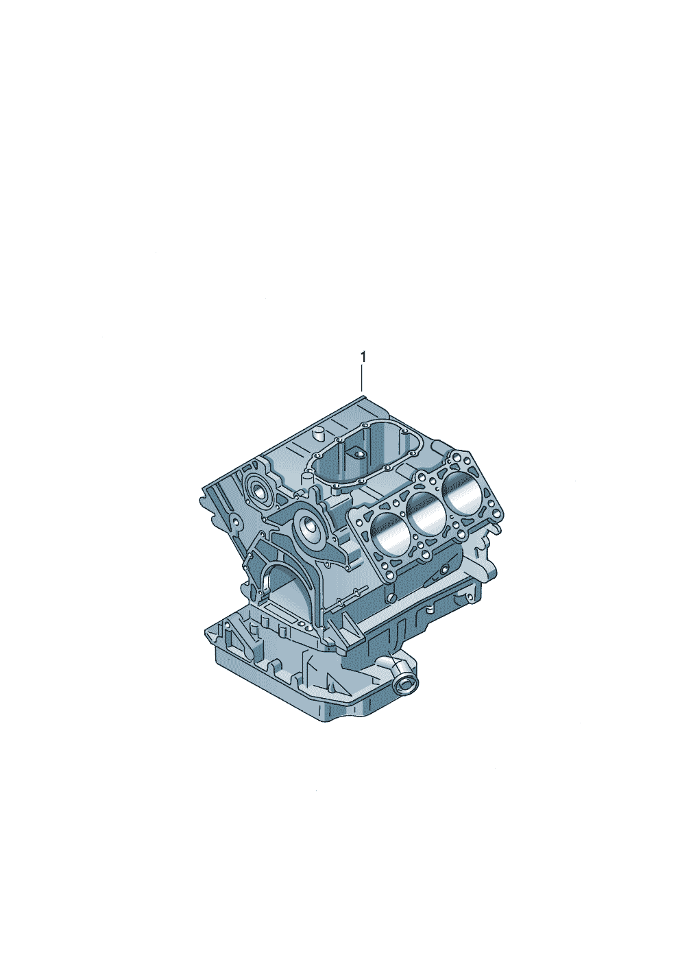 short engine with crankshaft,<br>pistons, oil pump and oil sump  - Audi A6/Avant - a6