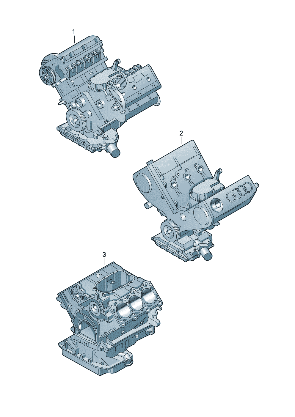 Base engine 3.0Ltr. - Audi A6/S6/Avant quattro - a6q