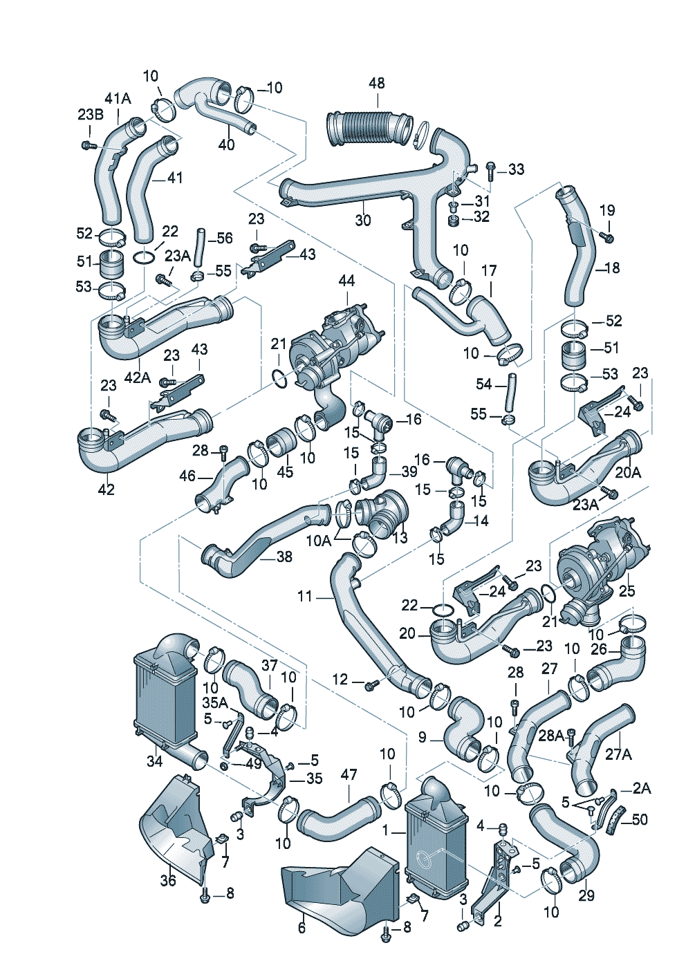 Ladeluftkühler 2,7Ltr. - Audi A6/Avant - a6