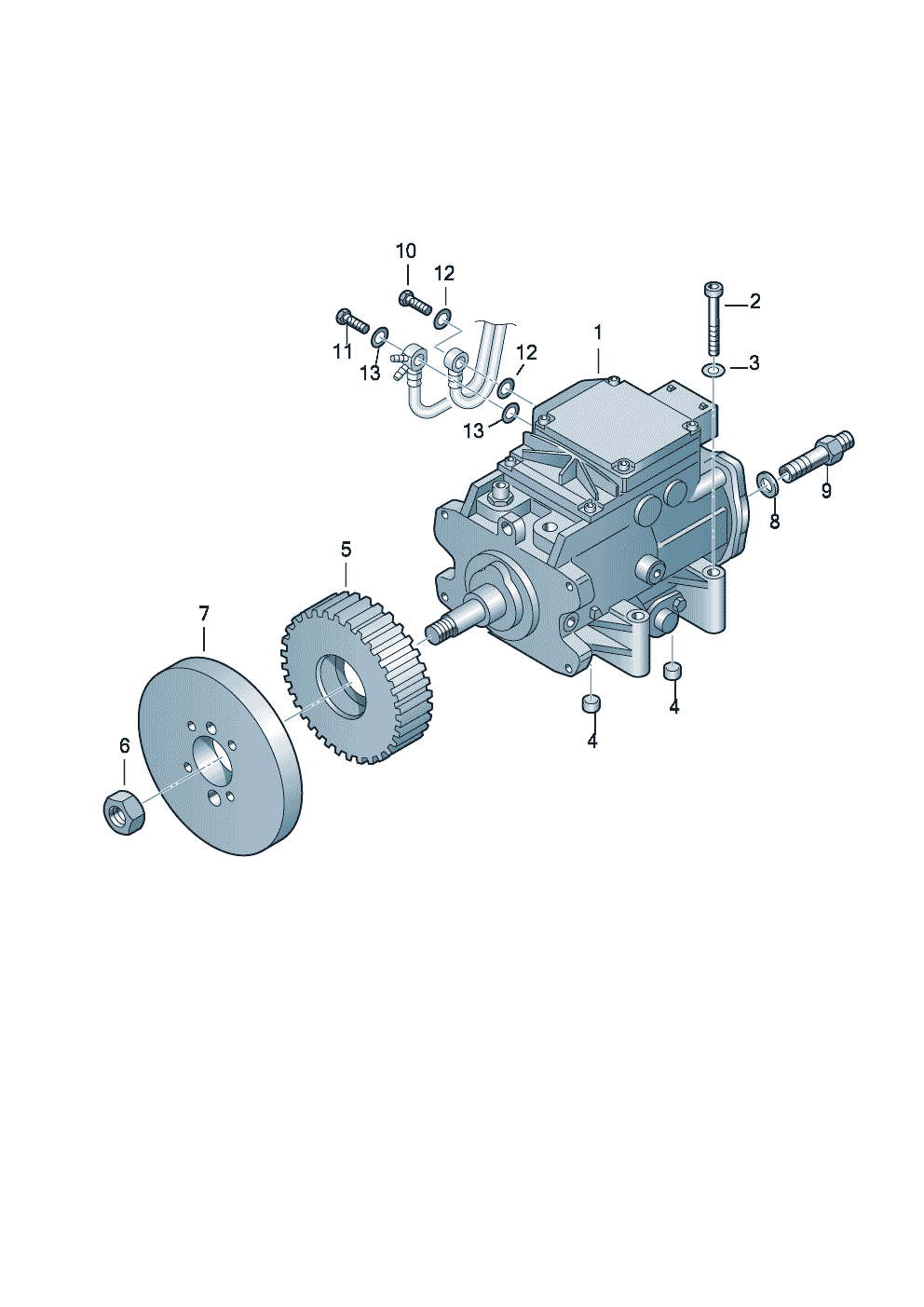 Injection pump 2.5Ltr. - Audi A8 - a8