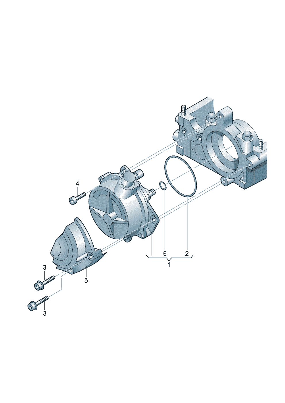 Vacuum pump 2.5Ltr. - Audi A6/S6/Avant quattro - a6q