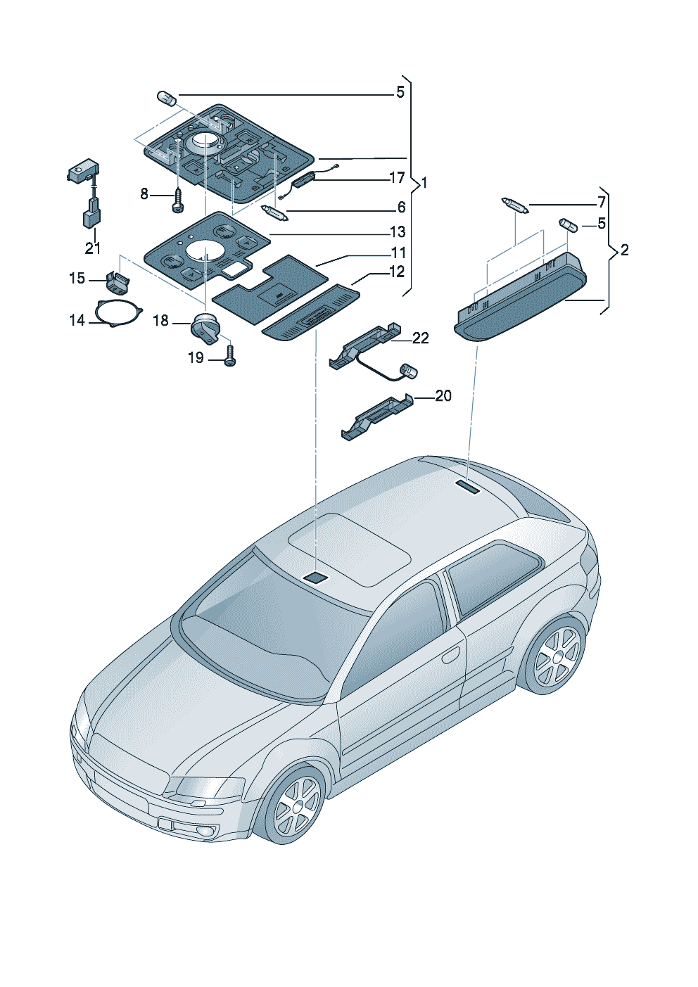 pieces detail  - Audi A3/S3/Sportb./Lim./qu. - a3