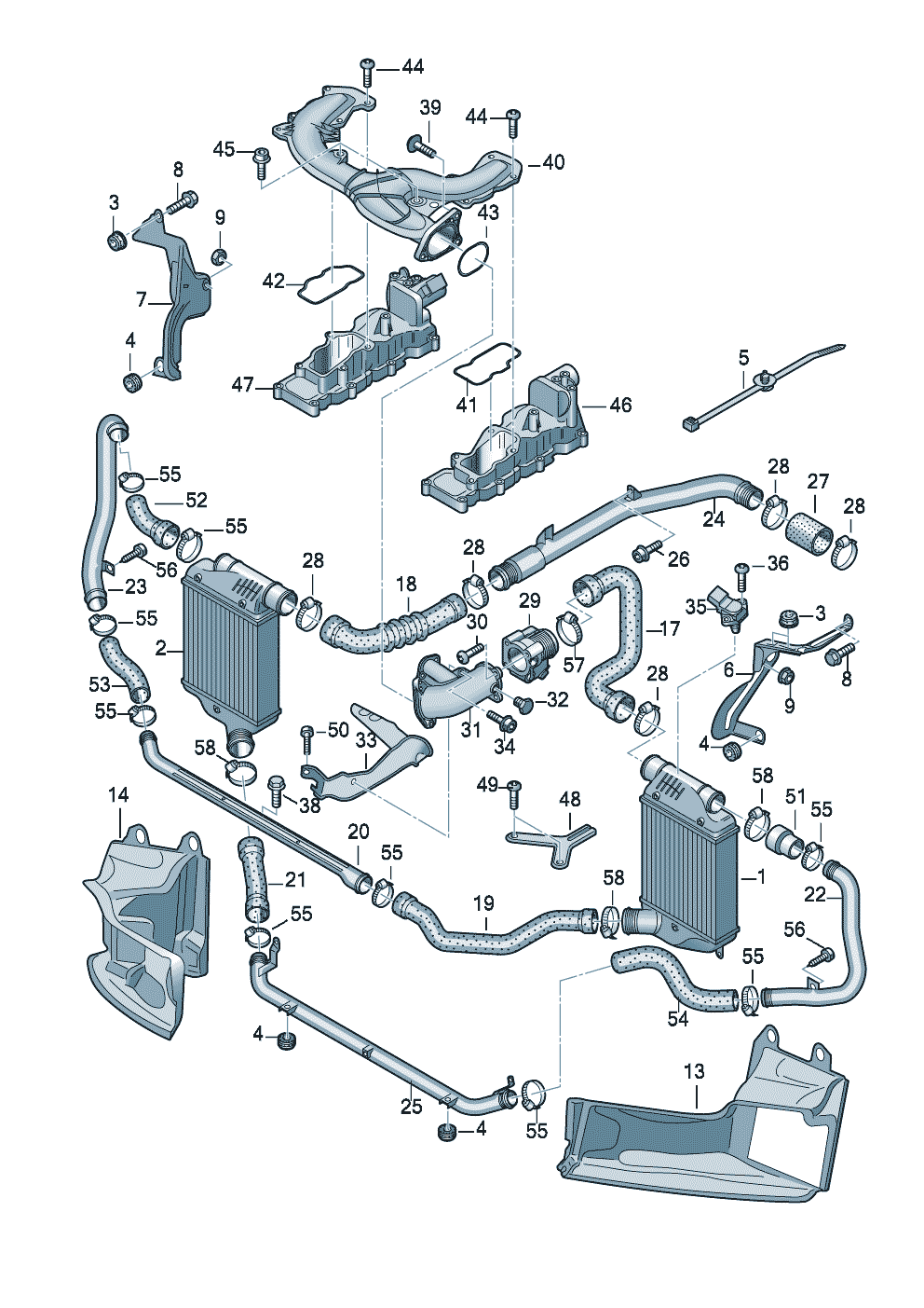 Ladeluftkühler 3,0Ltr. - Audi A6/Avant - a6