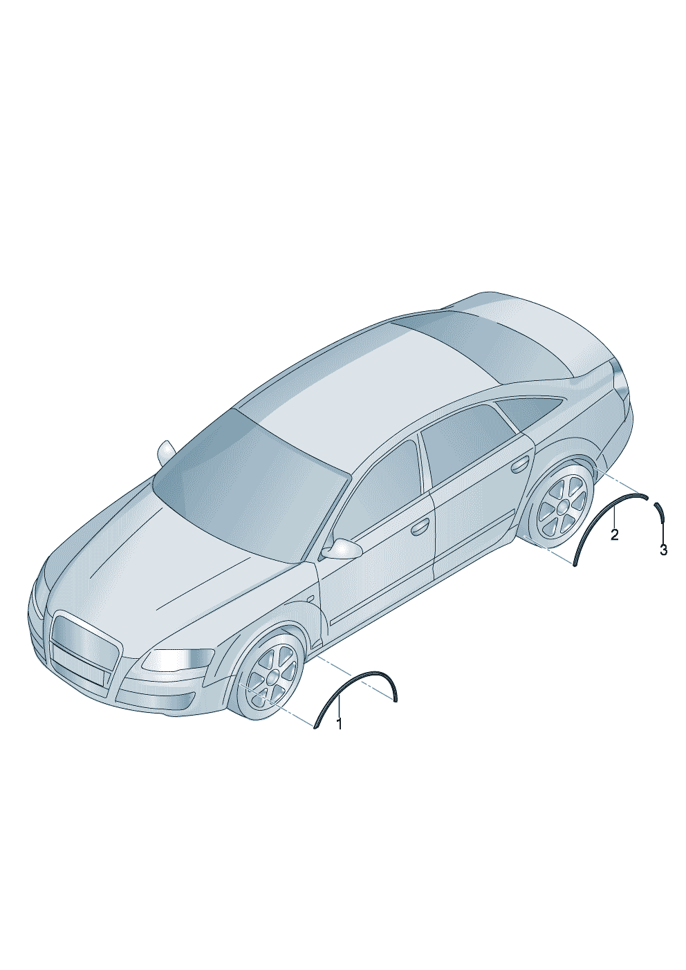 Расширитель колёсной арки  - Audi RS4/Avant quattro - rs4