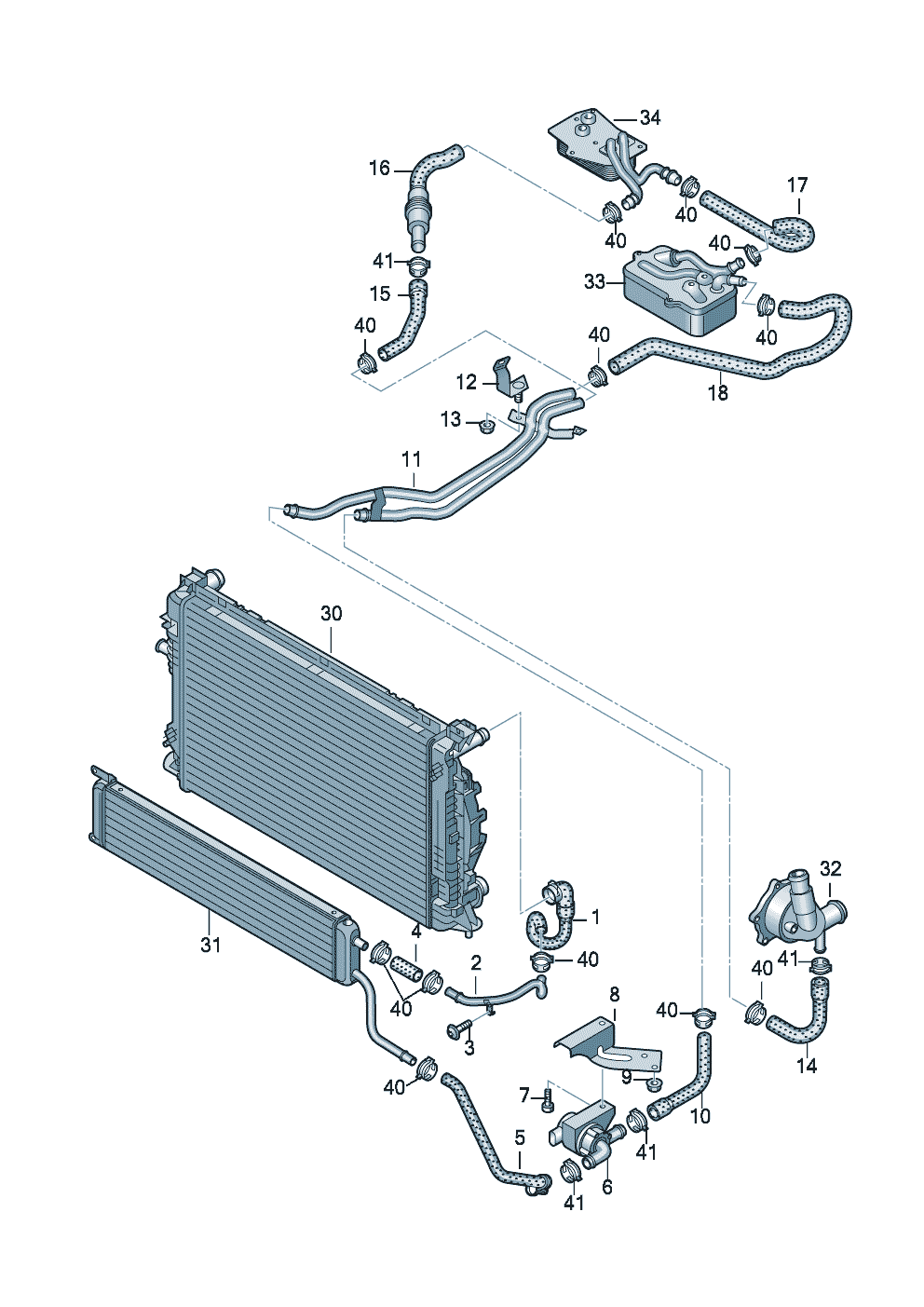 Жидкостное охлаждениеКоробка передач 5,0 л. - Audi RS6RS6 plus/Avant qu. - rs6