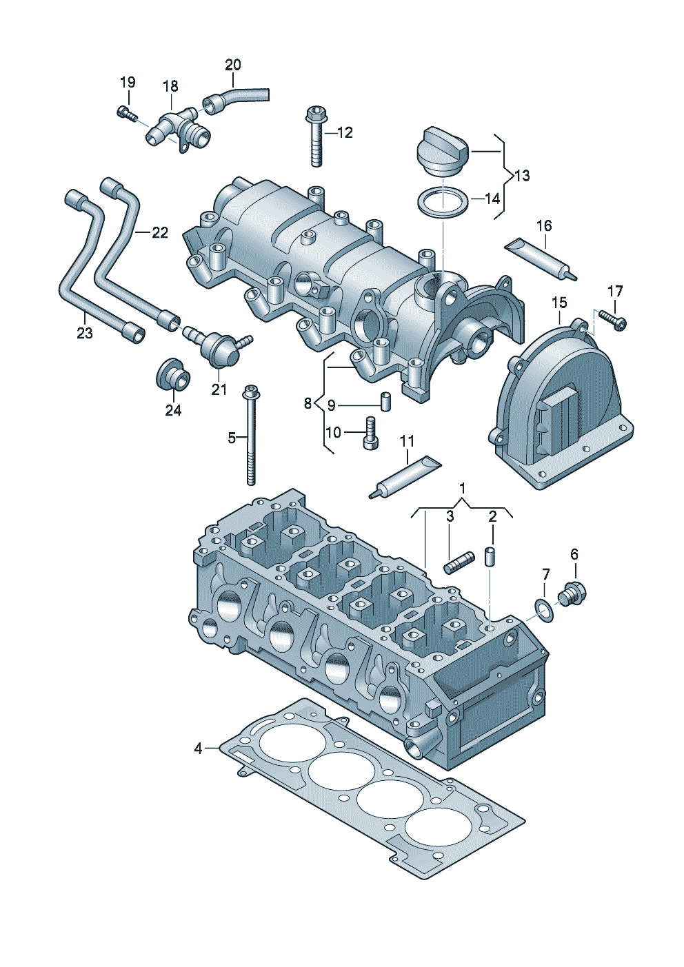 Cylinder headcylinder head cover 1.2 Ltr. - Audi A3/S3/Sportb./Lim./qu. - a3