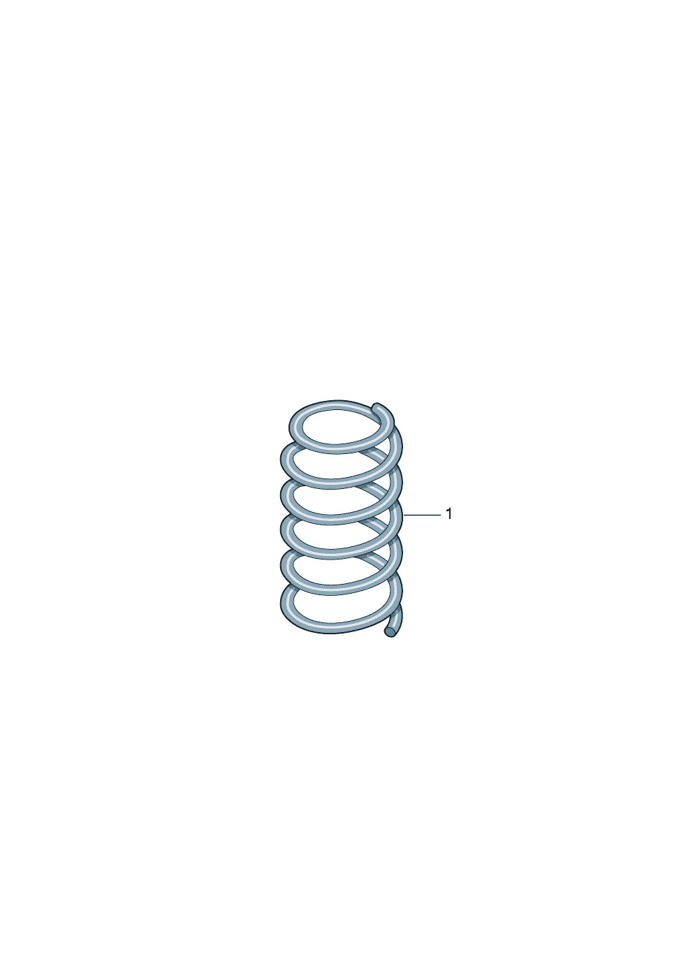 Coil spring front - Audi A5/S5 Cabriolet - a5ca