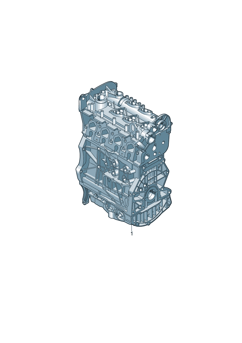 Rumpfmotor 1,4Ltr. - Audi A3/S3/Sportb./Lim./qu. - a3