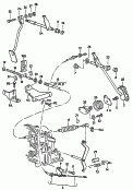 Accelerator pedalaccelerator cablefor automatic gearbox