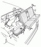 Individual partsfor additional seat facilityin load compartment
