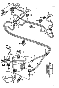Windscreen washer systemfor models with intensivewindscreen washer system