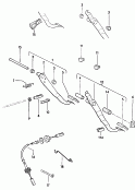 rem- enkoppelingspedaalkoppelingskabel