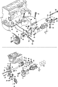 Vane pumpFor power steering and self-levelling system