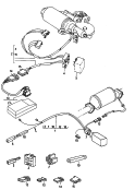 Wiring set for operationof electric sliding sunroofwiring harness for catalyst