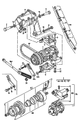 Aircocompressoraansluit- en bevestigings-delen voor compressor F 44-G-053 401>>