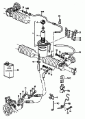 Ölbehälter und Anschluss-teile, SchläucheZentralhydraulikpumpe              siehe Bildtafel: