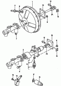 Brake servobrake force regulatorBrake pressure regulator