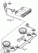 Wiring set for loudspeakerWiring set for loudspeaker** See accessory catalogue  **