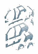 Side partSectional parts for theside section