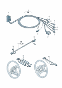 kabelset voor airbagkabelset voor gordelspanneradapter-kabelset voor zij-airbagombouwset voor buiten werkingstellen van zij-airbagombouwset voor uitschakelingairbag-bijrijderszijde