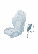 Side airbag unitfor sports seat