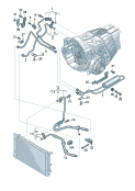 Öldruckleitung für Getriebe-ölkühlungfür Automatikgetriebe-stufenlos