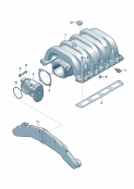 Intake manifoldthrottle valve adapter