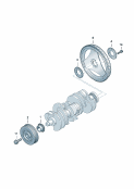 Crankshaftvibration damper           See parts bulletin: