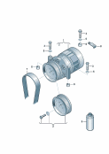 KlimakompressorAnschluss- und Befestigungs-teile für Kompressor