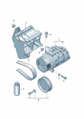 Aircocompressoraansluit- en bevestigings-delen voor compressor